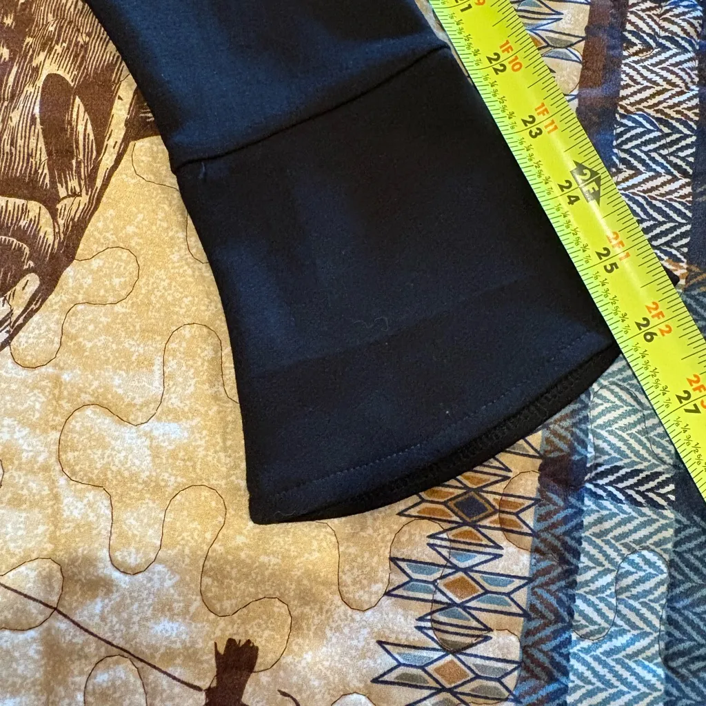 OFEEFAN Womens Fall Long Sleeve Mock Neck Dress Women’s L NWT Black Size L - Image 14