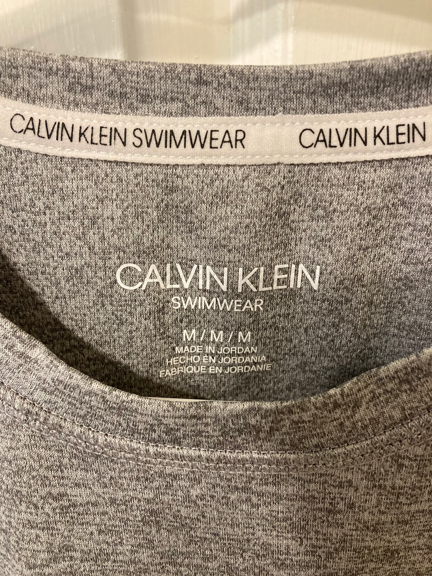 Calvin Klein Gray Swimwear T-Shirt - Image 3