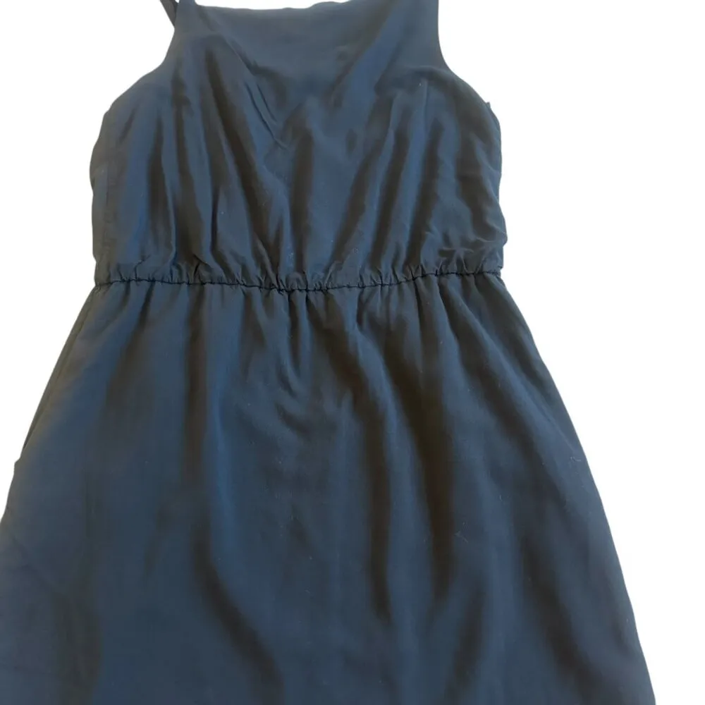 Theory Jaylyn Rove Black Sleeveless Dress A-Line Black Stretch Size 10 Women's - Image 10