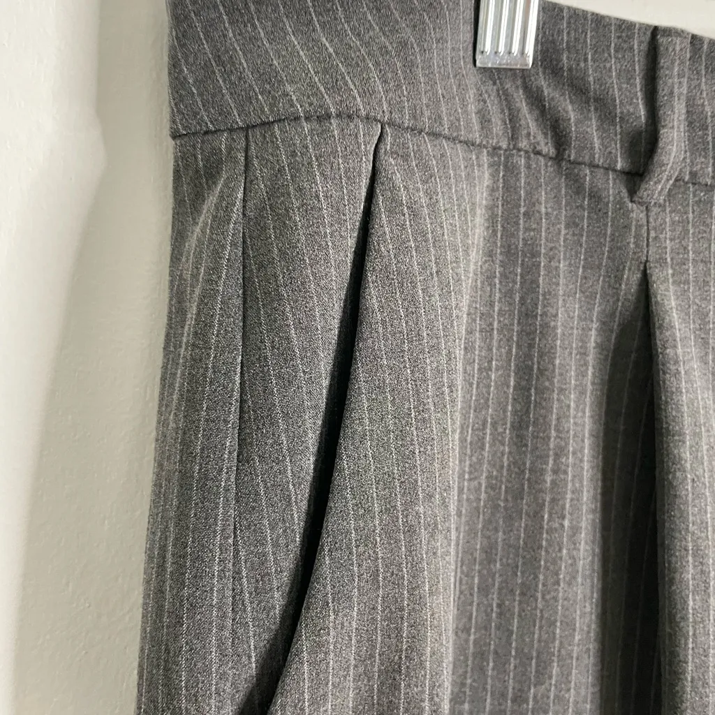 Old Navy Charcoal Pinstripe Women's Pantsuit Set - Image 8