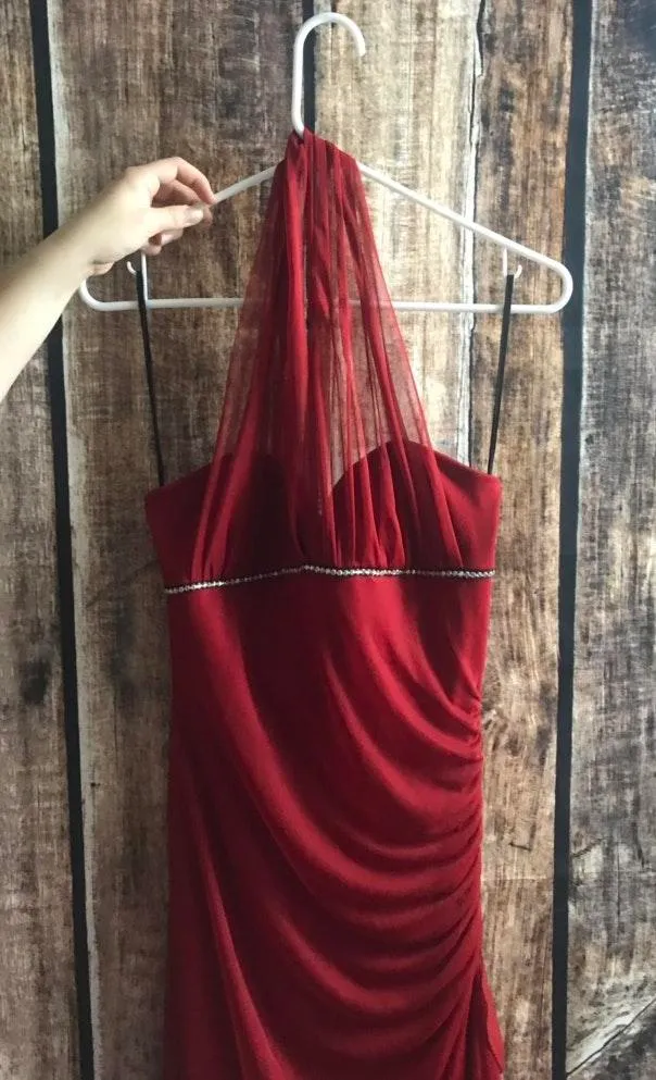 Mariposa Red Prom Dress  - Image 6