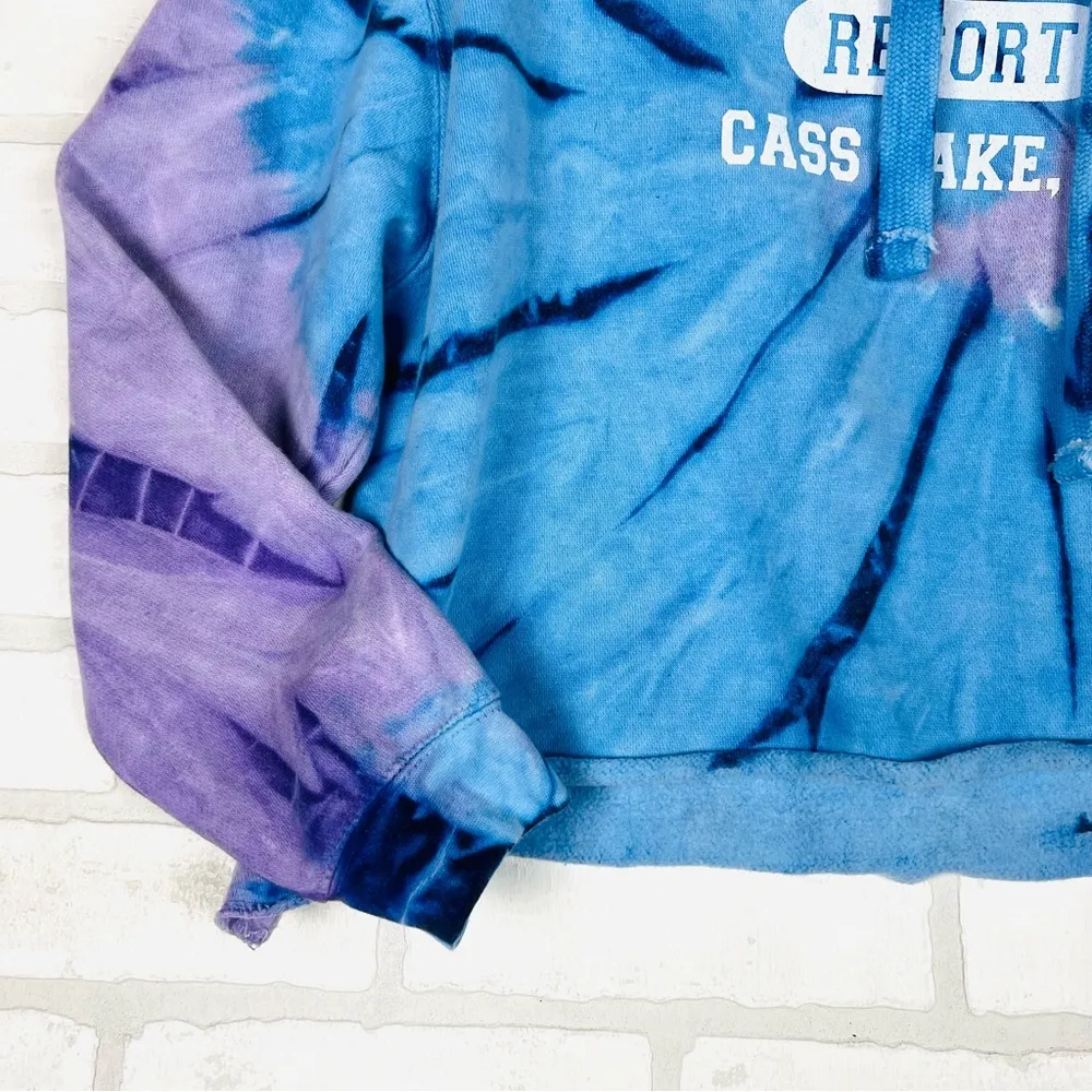 Tie‎ Dye Crop Hoodie - Image 2