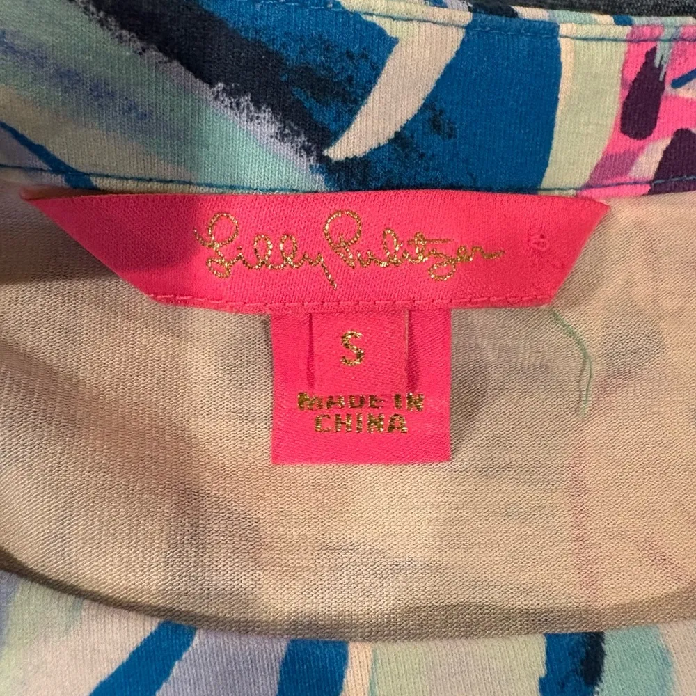 Lilly Pulitzer Lula Dress Mr Peacock Tweethearts S - Image 5