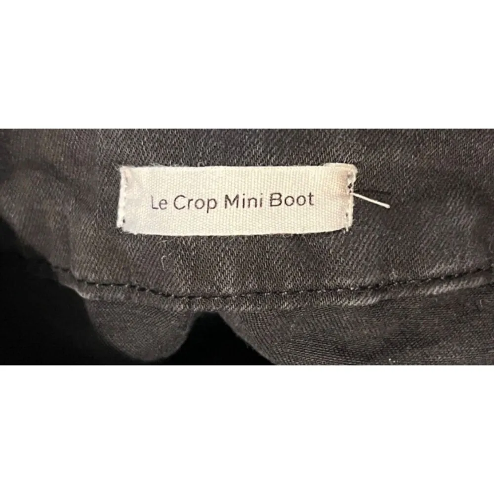 Frame Le Crop Mini Boot Jeans Grey Size 27 - Image 9