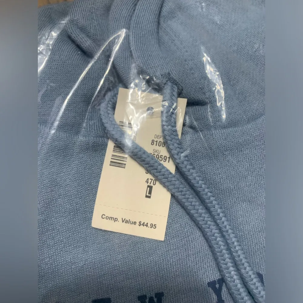 New Aeropostale hoodie large blue - Image 3