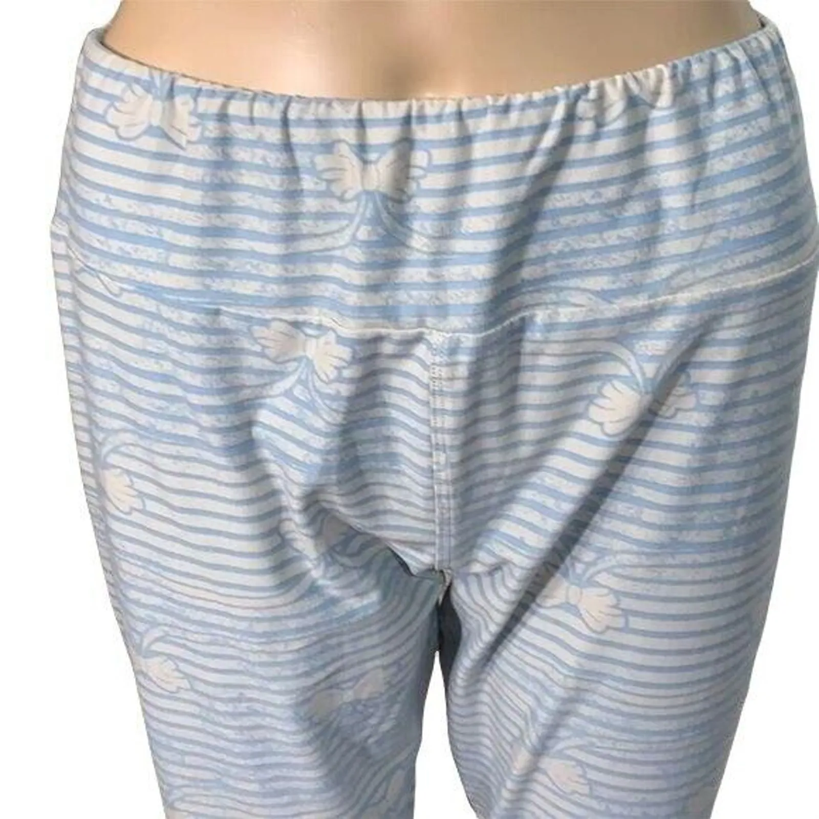 LulaRoe Womens Leggings Soft Stretchy Casual Light Blue Gray Tall and Curvy - Image 2