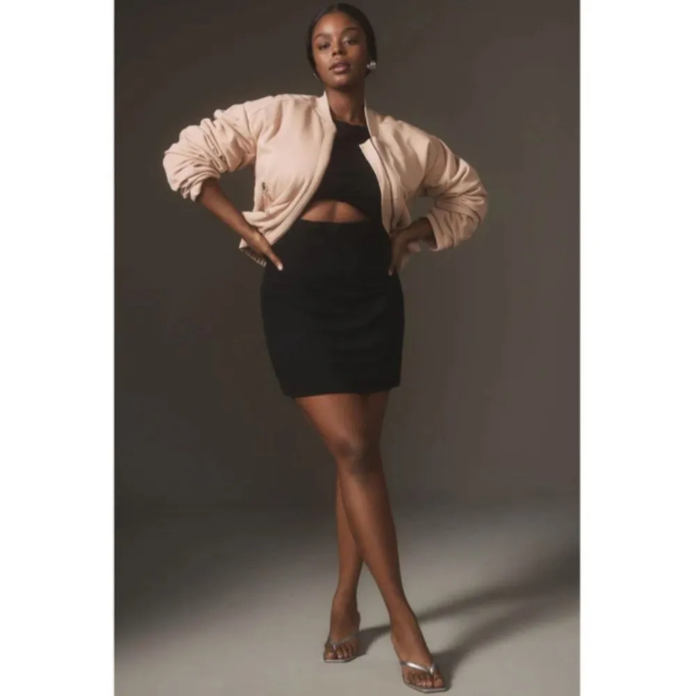 Anthropologie Pilcro Knit Bomber Jacket - Image 6