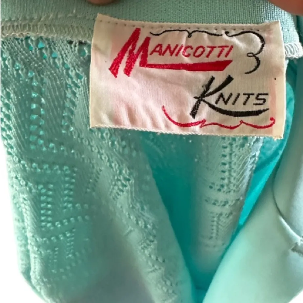 Vintage‎ Manicotti Knits Polyester 3 Piece Suit Set Size 14 - Image 5