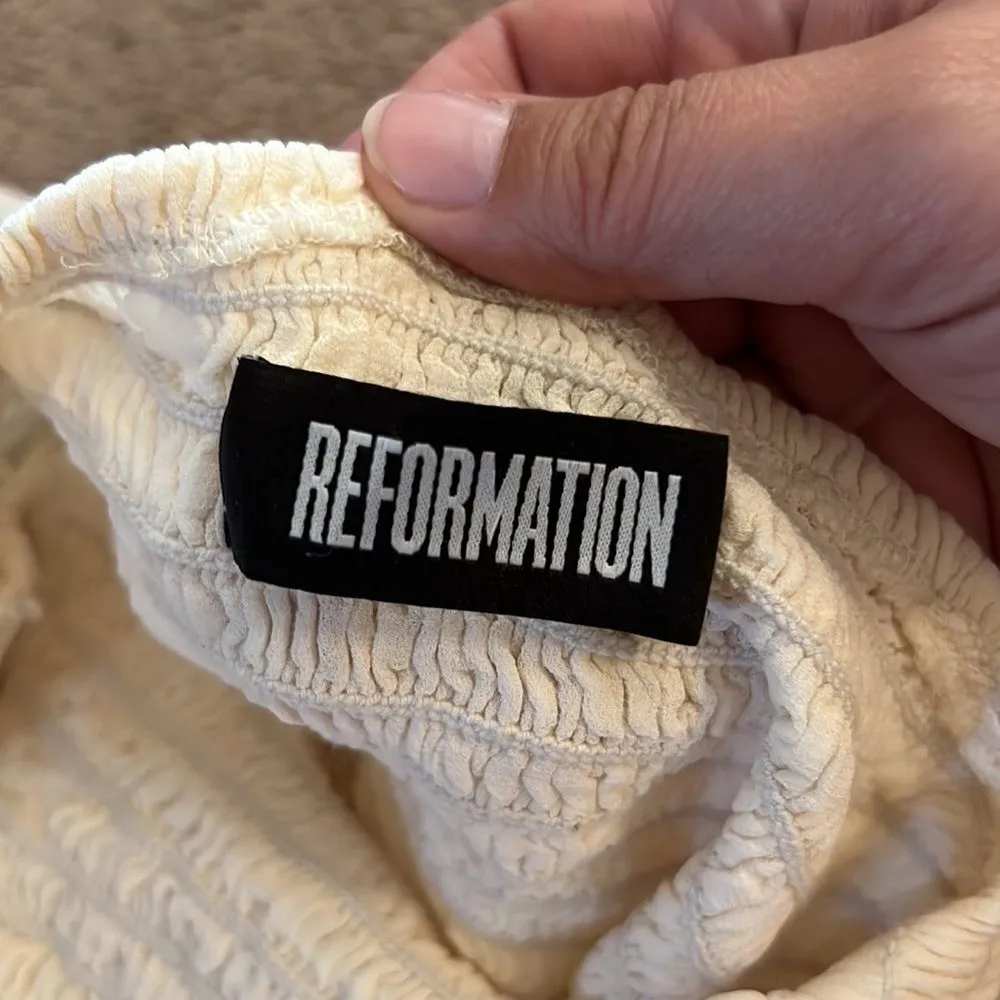 Reformation  Ivory Sandy Top small  - Image 9