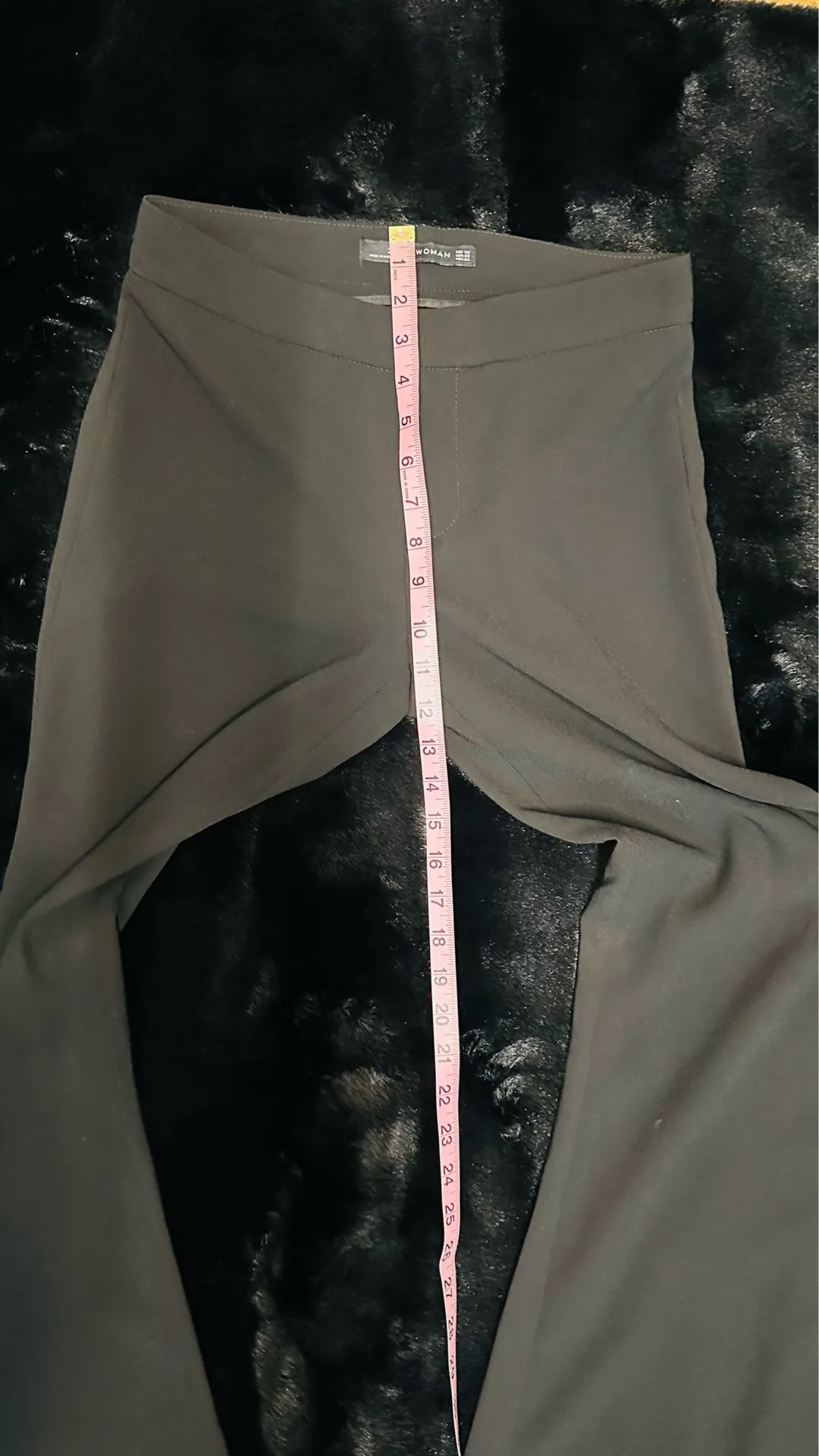 ZARA WOMAN Black Flare Wide Leg Pants - Image 8