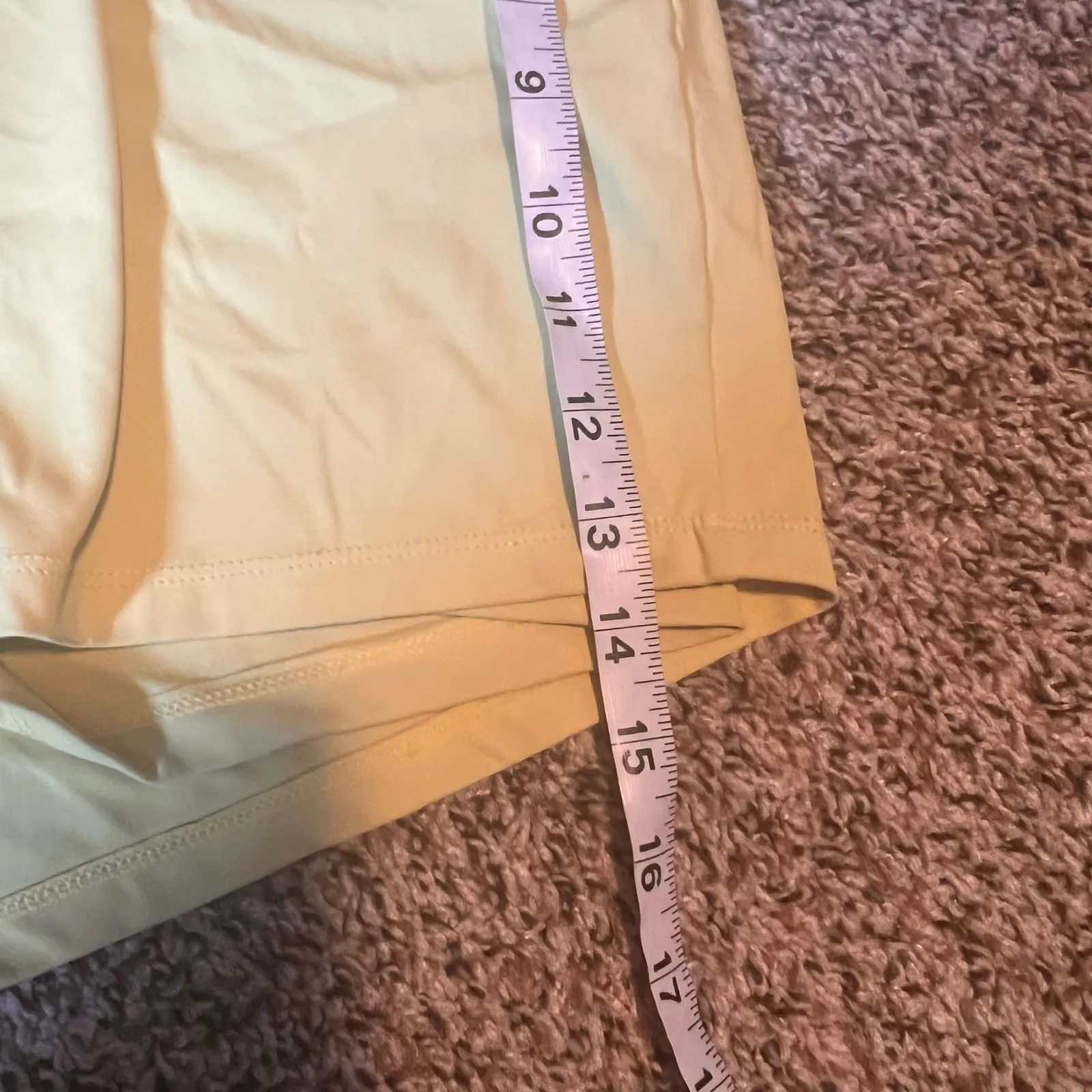 Halara XL Athletic Shorts Yellow High Waisted Running Workout Shorts - Image 5