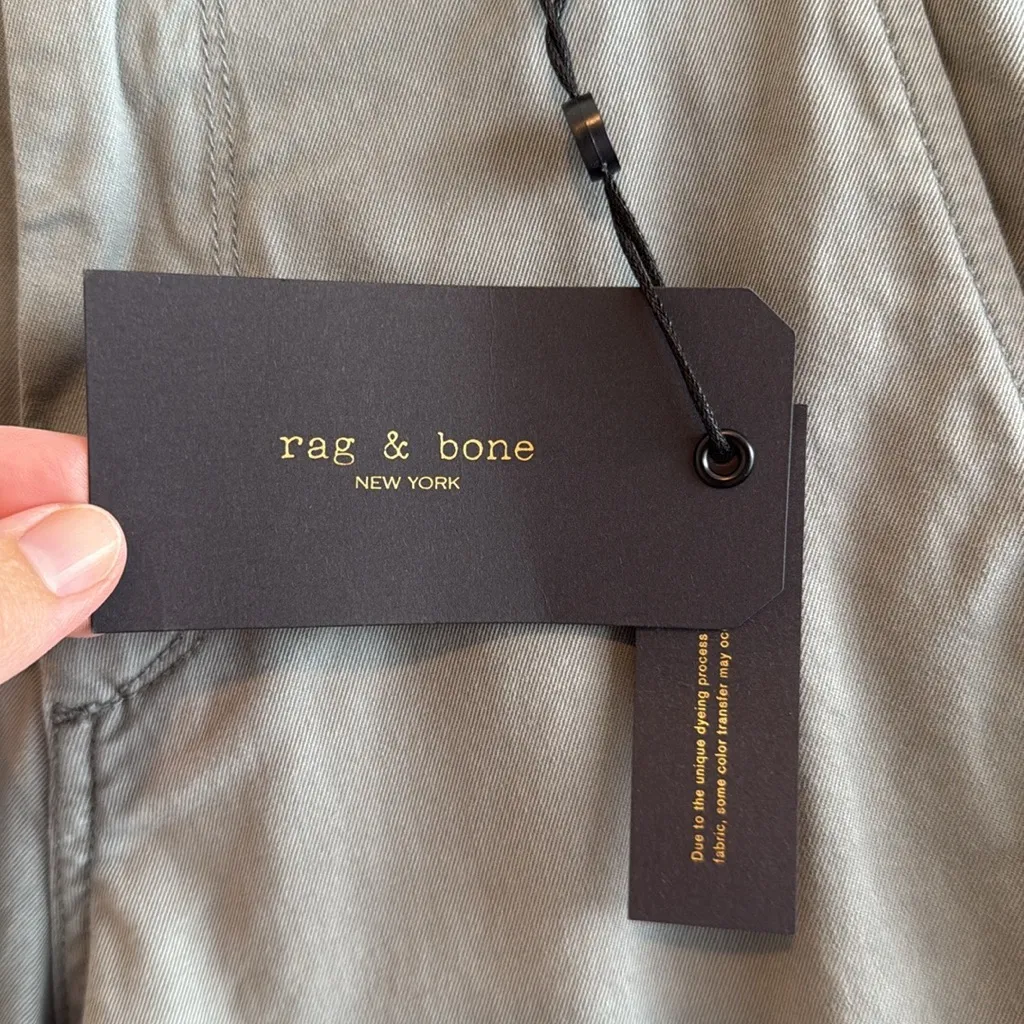 NWT rag & bone Mid-Rise Sage Classic Chino Fit 2 Slim Fit Pant, 28 - Image 4