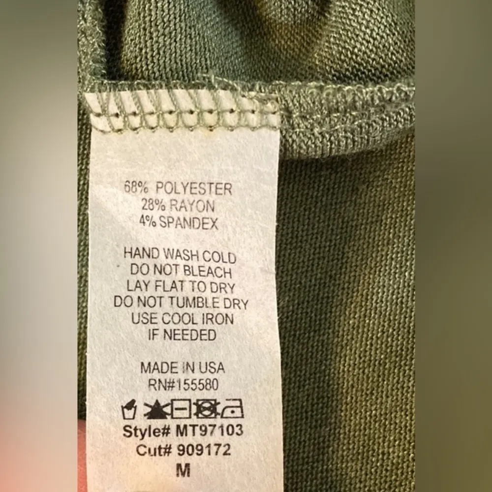 Anthropologie Maronie olive green printed long sleeve sweater. Size Medium. NWT. - Image 4