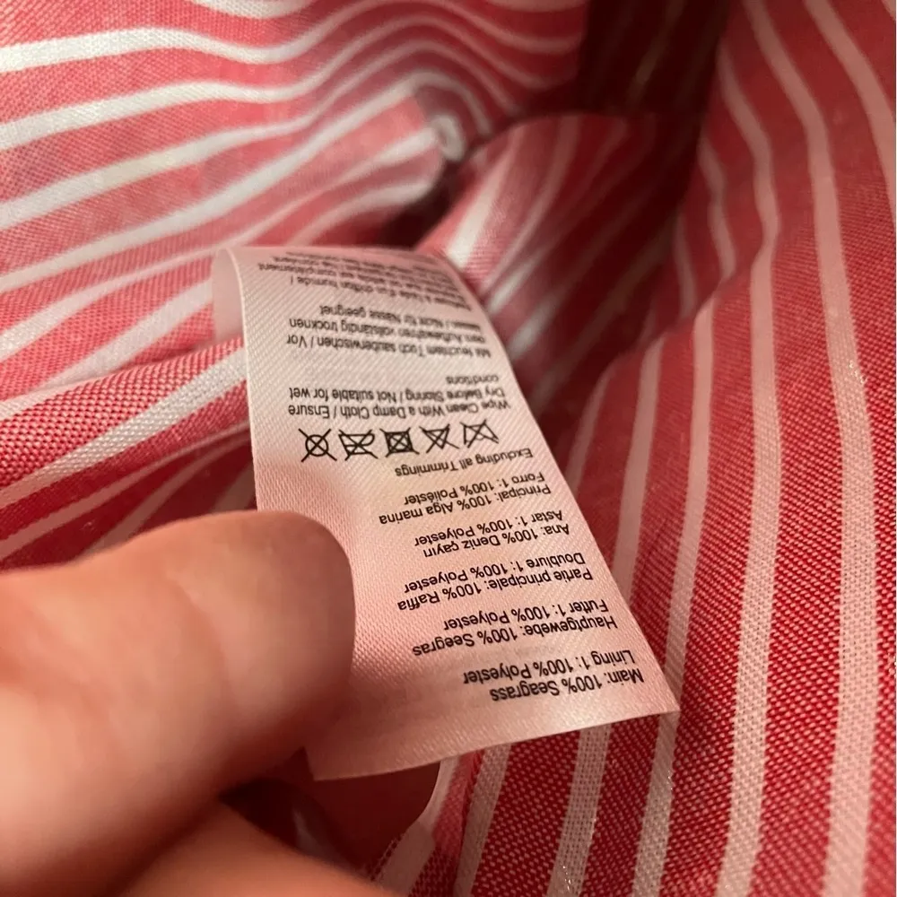 Joules Modena natural raffia‎ round summer bag shoulder bag Brown - Image 10