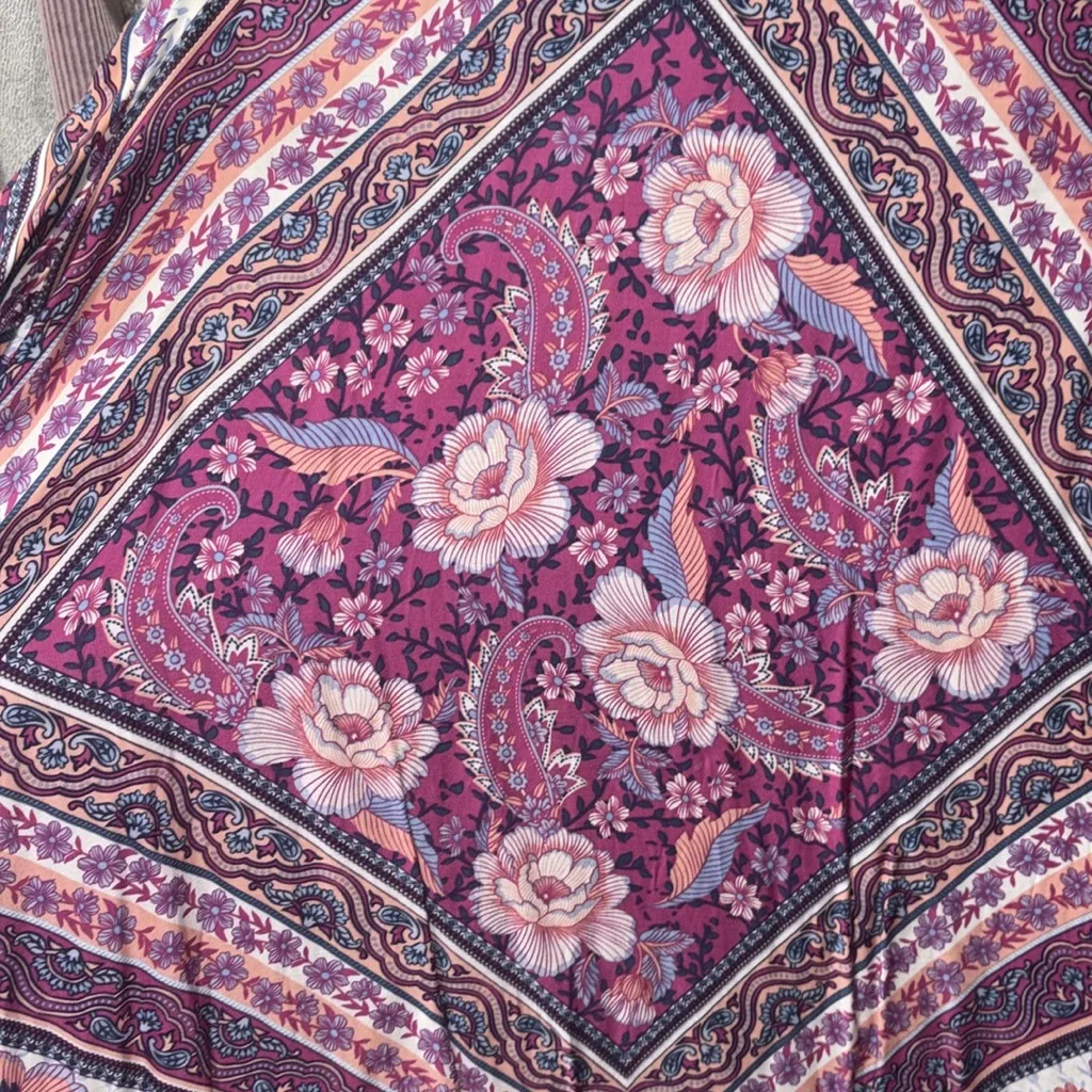 Arnhem Azalea Fringe Kimono in Pink worn twice EUC oversized XS/S $ 225 retail - Image 9