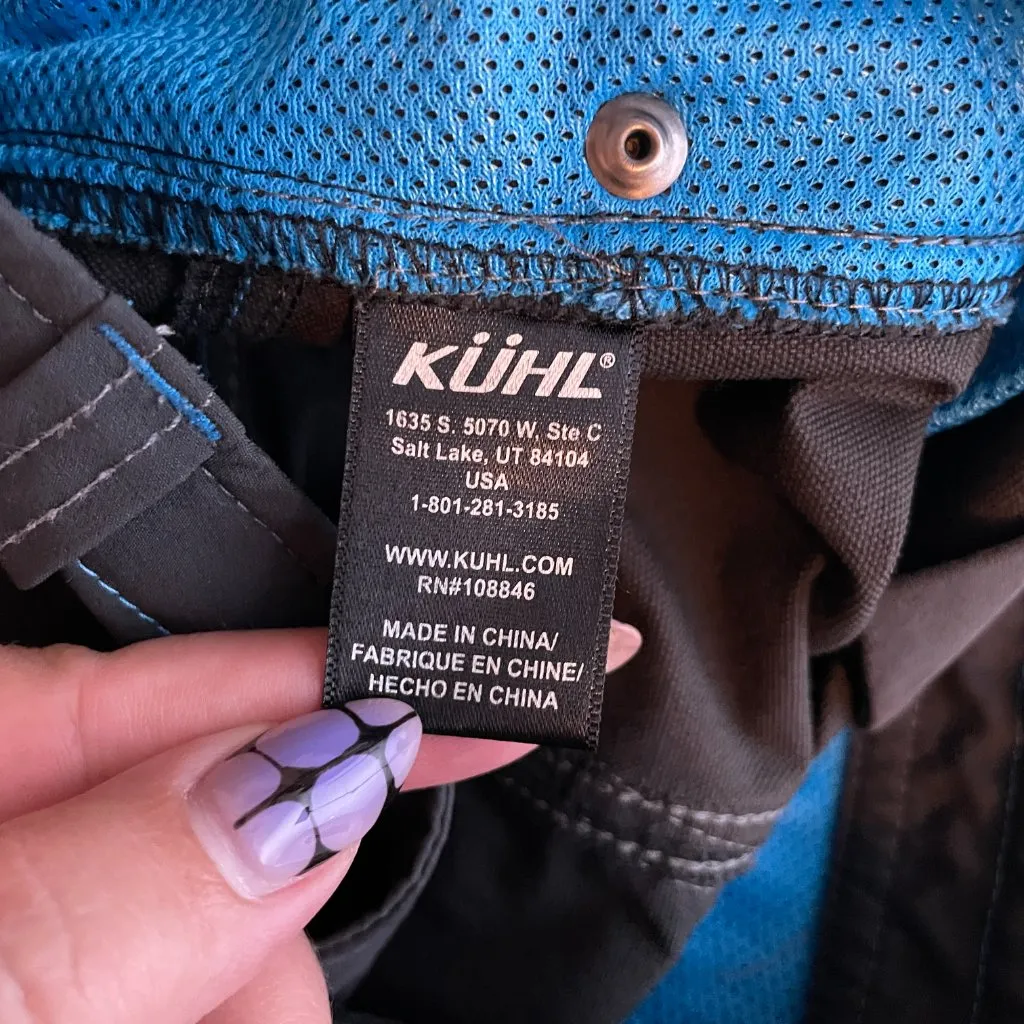 Kuhl Women 12 Gray Cropped Pants Cargo Pockets Quick Dry Gorpcore Hiking Outdoor - Image 10