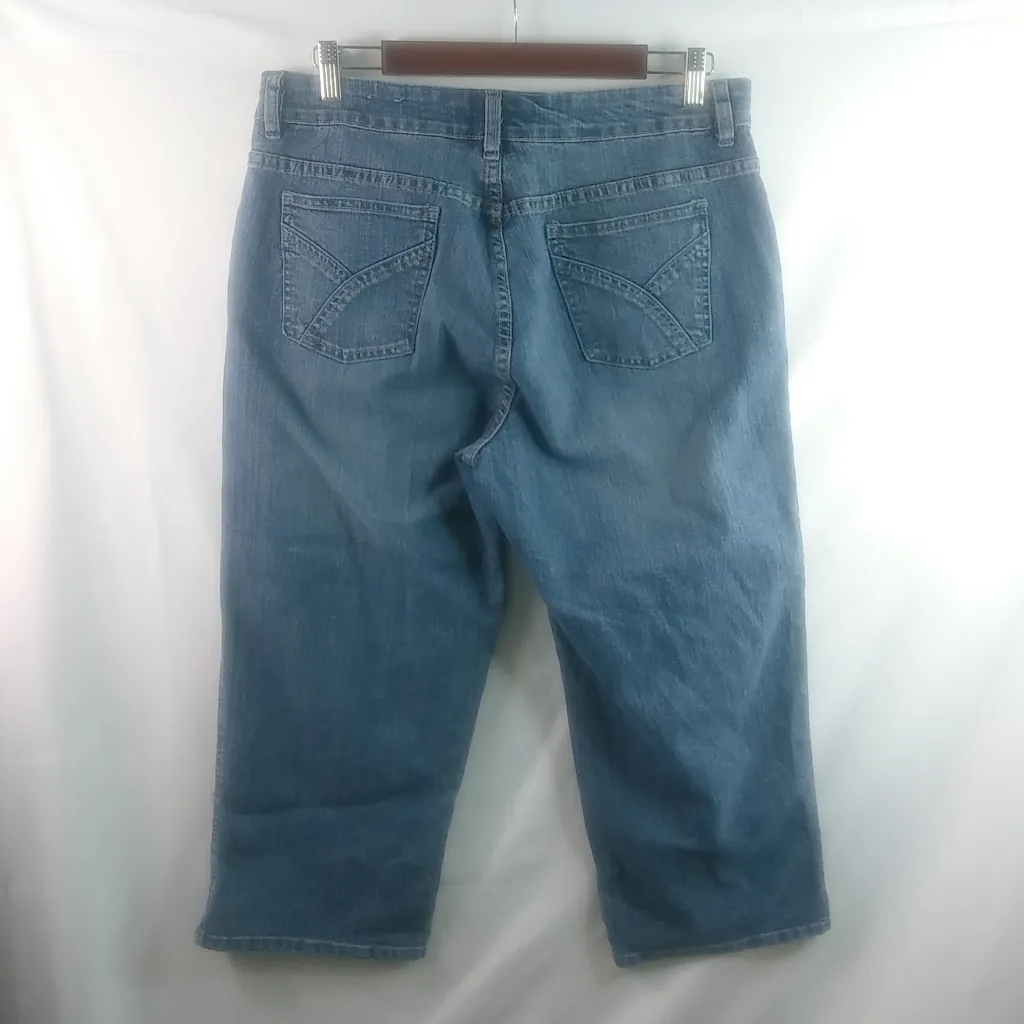 Duck Head 14 33x22 Dark Wash Capri Jeans Plus - Image 5