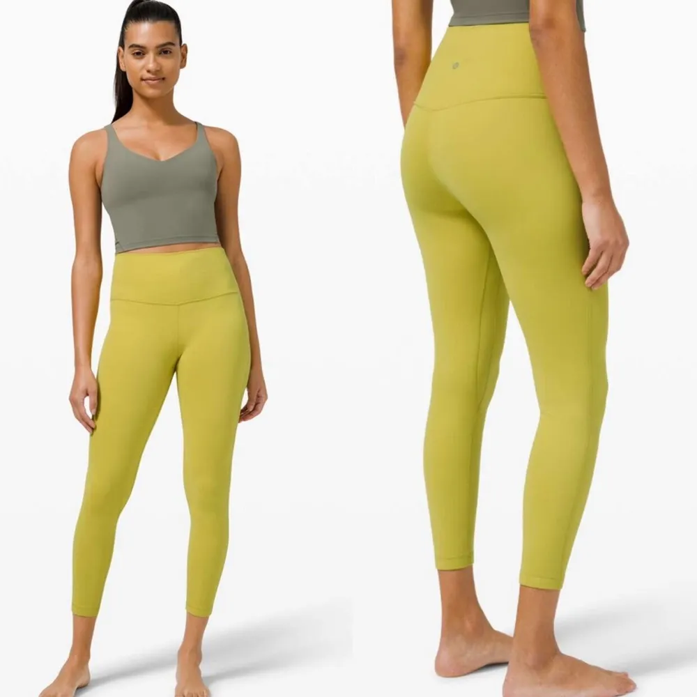 Lululemon Align Pant 25" Yellow Pear Size 14 - Image 2
