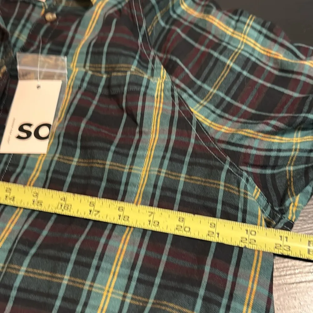 SO Multicolor Plaid Shirt NWT - Image 4
