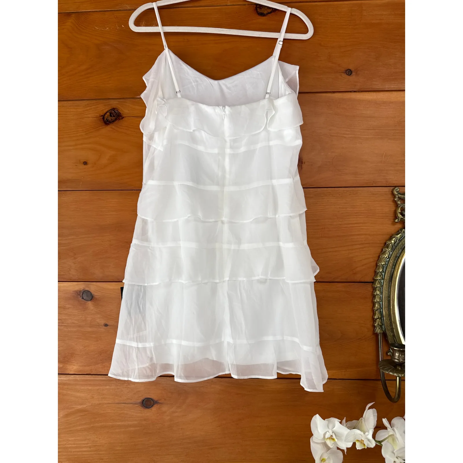 NWT Lulus Terrifically Trendy White Tiered Ruffled Mini Dress Party Cocktail XL - Image 4