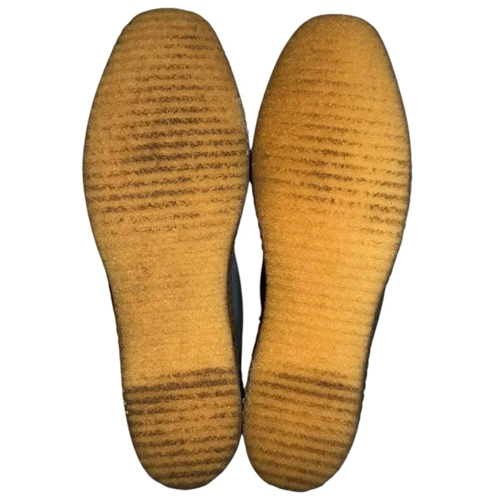 Tyrol Vintage RARE Women’s Size 7 Blue Suede Sherpa Lined Embroidered Flag Boots - Image 9