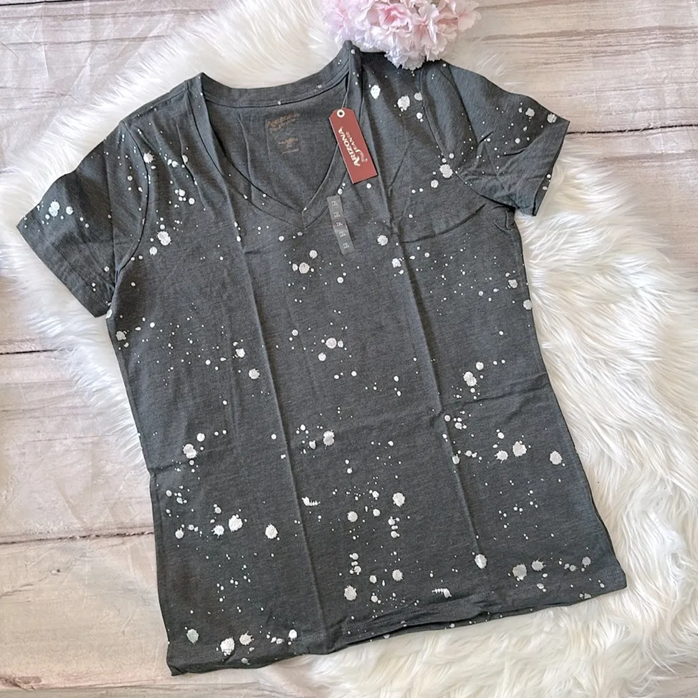 Arizona Jeans And Company Black And Gold Tee Shirt Size XL - Image 4