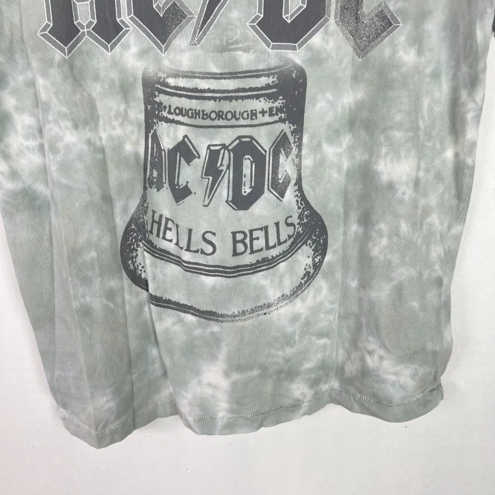 Elizabeth and James Tie Dye AC/DC Hells Bells Short Sleeve T-Shirt Size Small S - Image 4