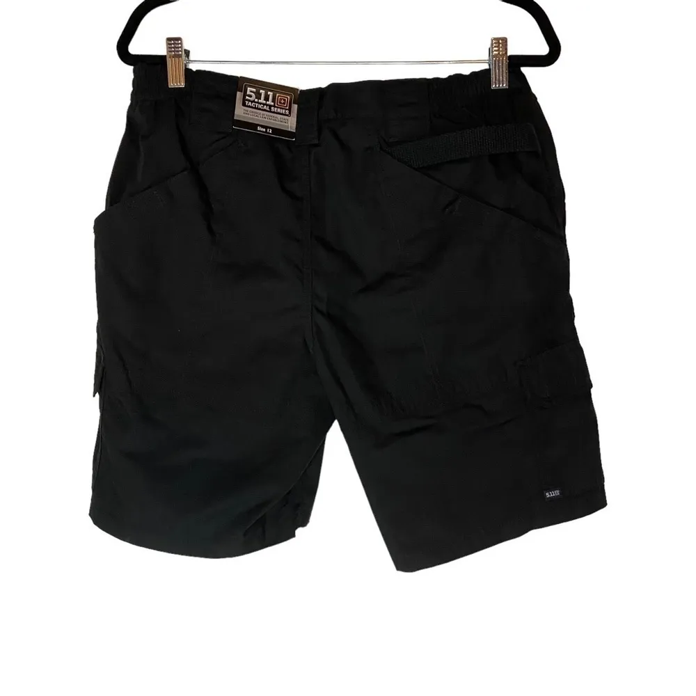 5.11 Tactical Women's TACLITE Pro 9" Ripstop Short Black 12 - Image 7