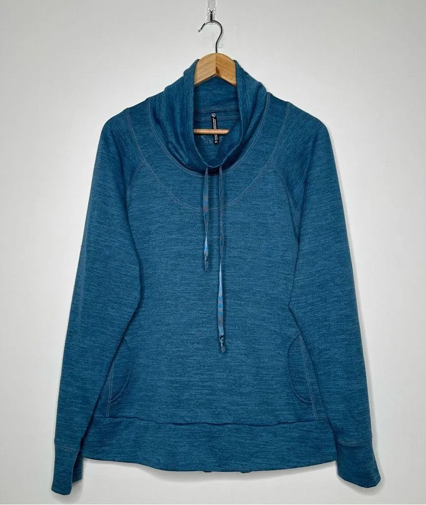 Kuhl Lea Heather Pullover Sweater in Bluegrass Size XL - Image 2