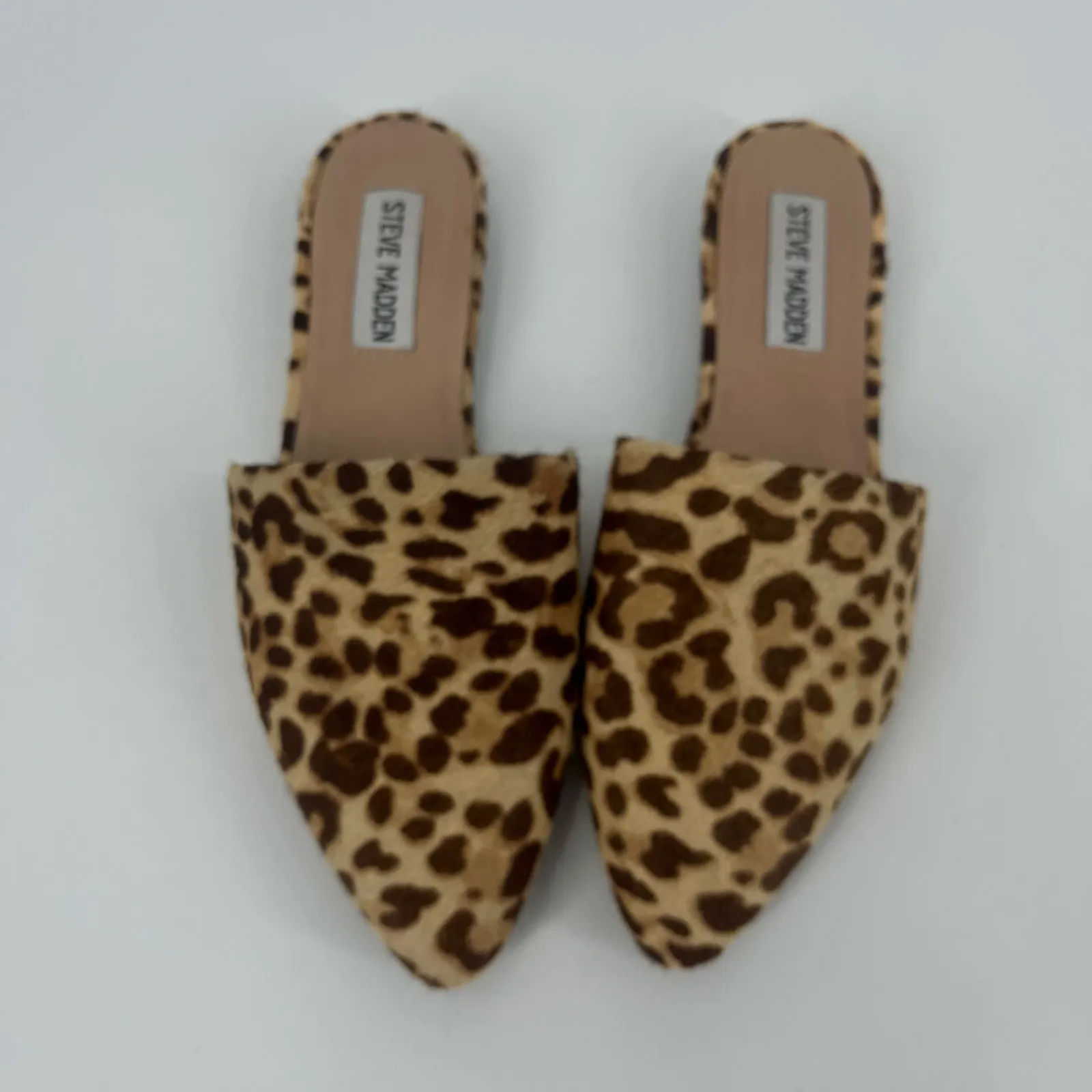Steve Madden Trace Mule Womens Shoes Sz 6M Leopard Festival Indie Fur Safari - Image 4