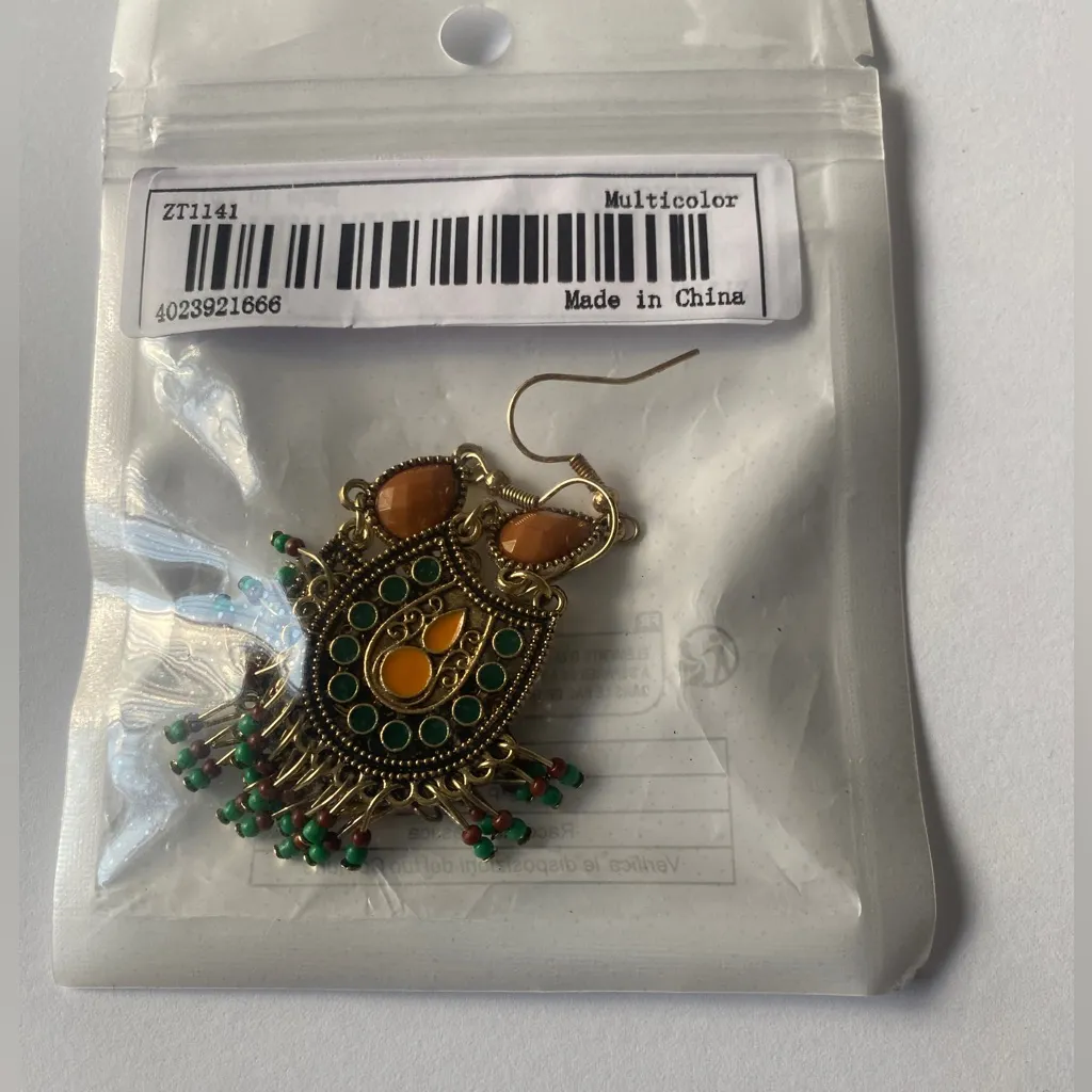 Bohemian Beaded‎ Gypsy Tassel Drop Earrings - Image 6