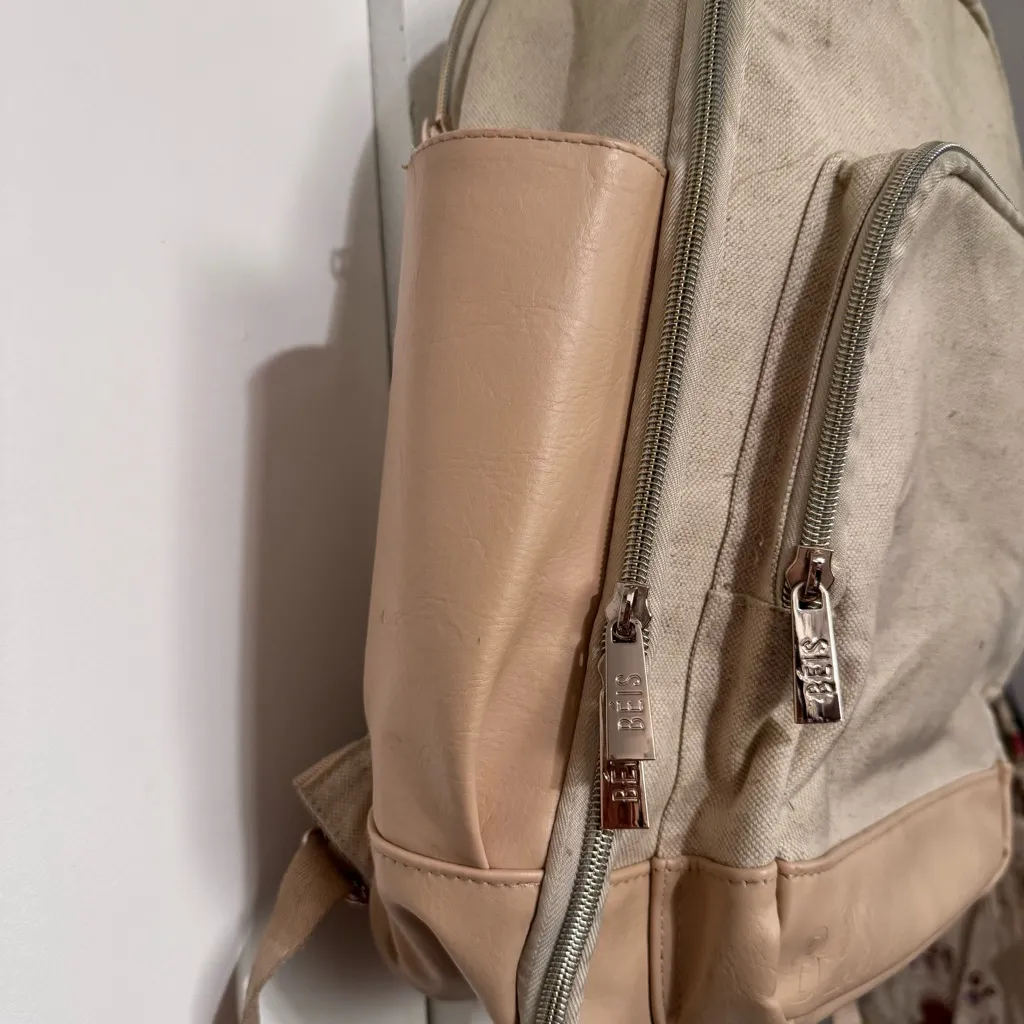 Beis The Travel Backpack in Beige - Image 6