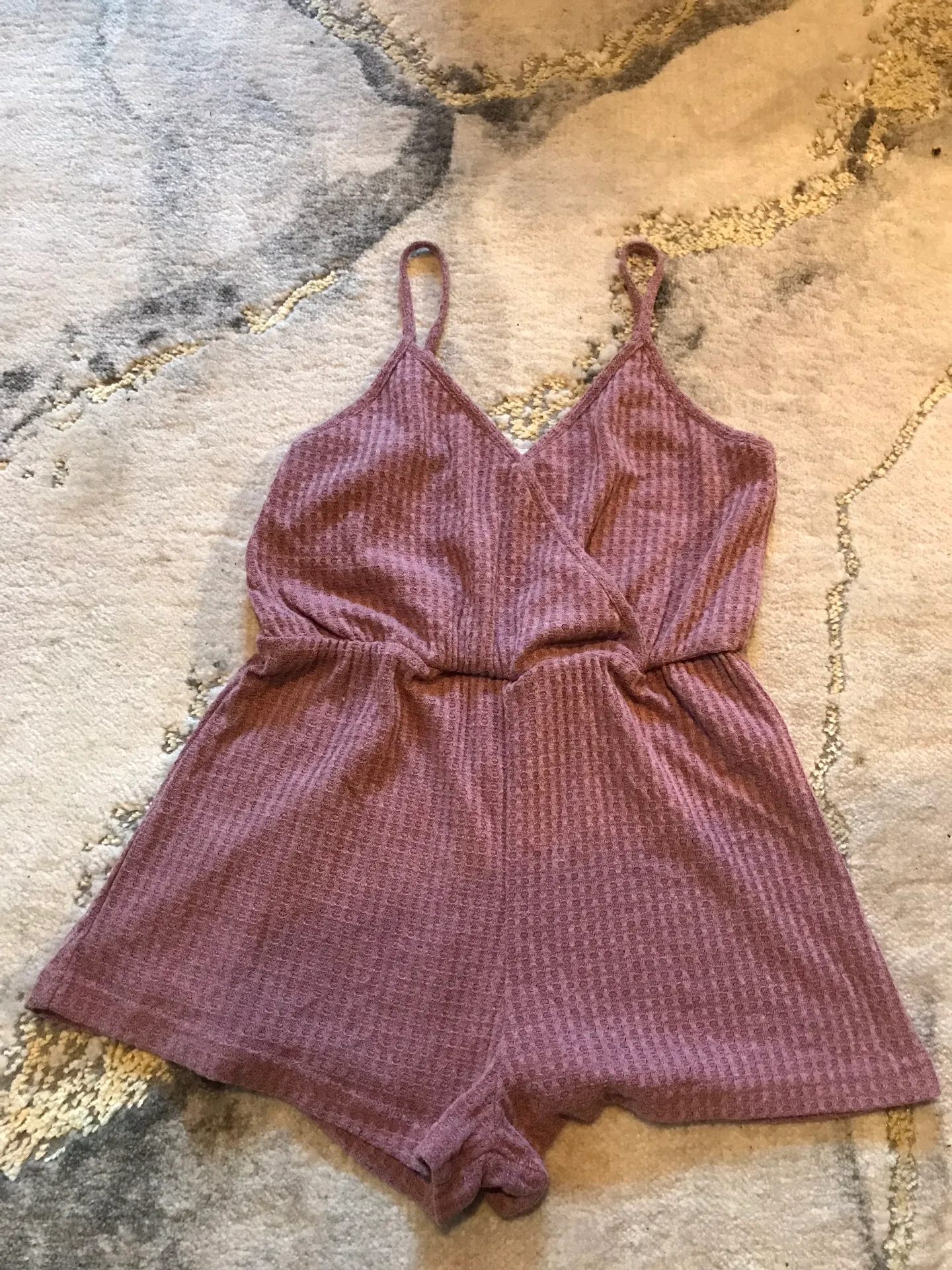 SheIn Ribbed Knit Romper - Image 2