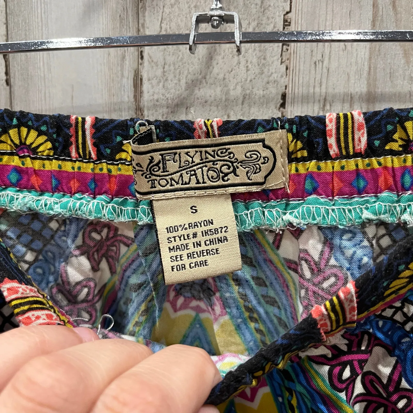 Anthropologie Flying Tomato Boho Festival Maxi Skirt Small Hippie 70s Modest - Image 3