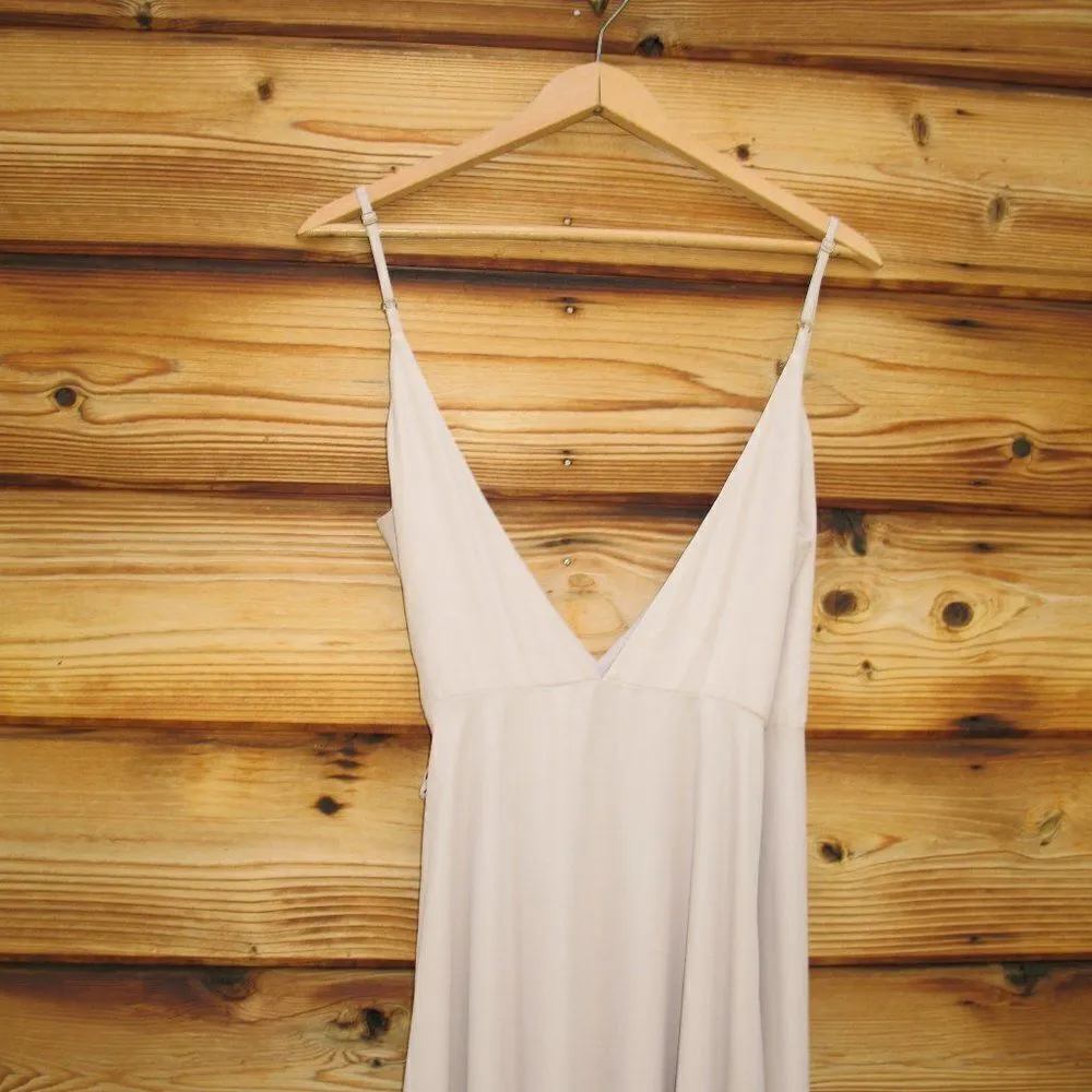 SMYMM Nude Mariah Wrap Dress S - Image 8