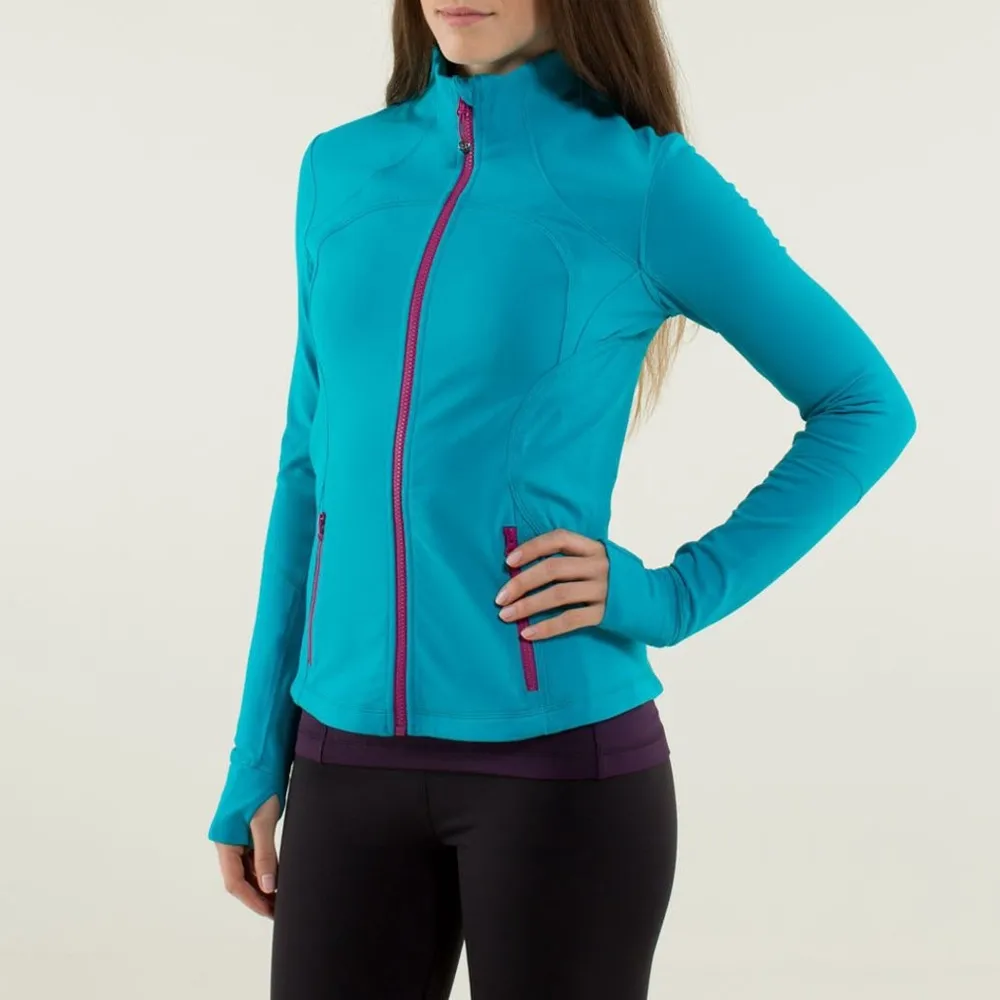 Lululemon Forme define Jacket II *Brushed Surge Blue Size 2 - Image 2