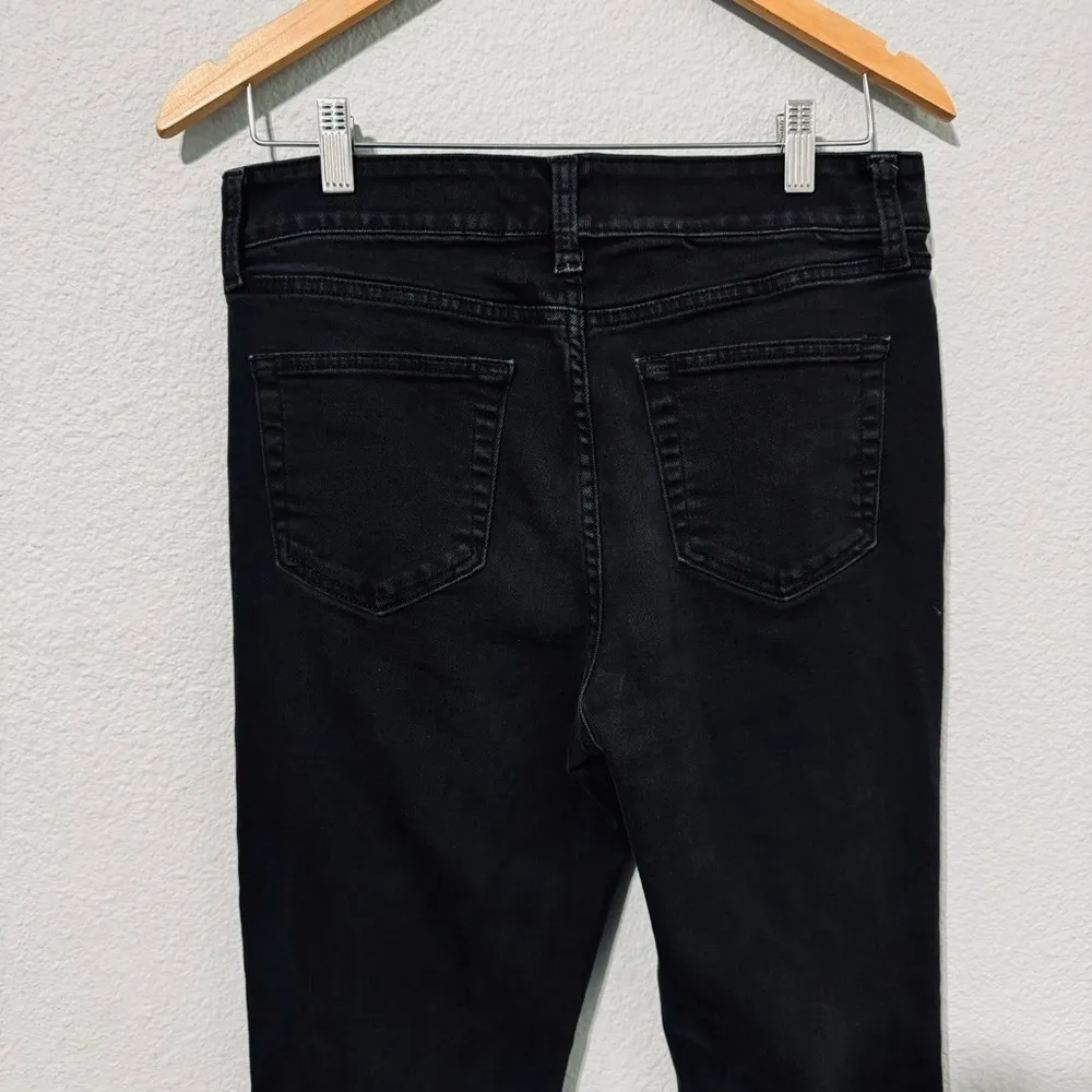 St John’s Bay Women Black Straight Leg Size 10L Classic Crafted Cotton Blend - Image 3