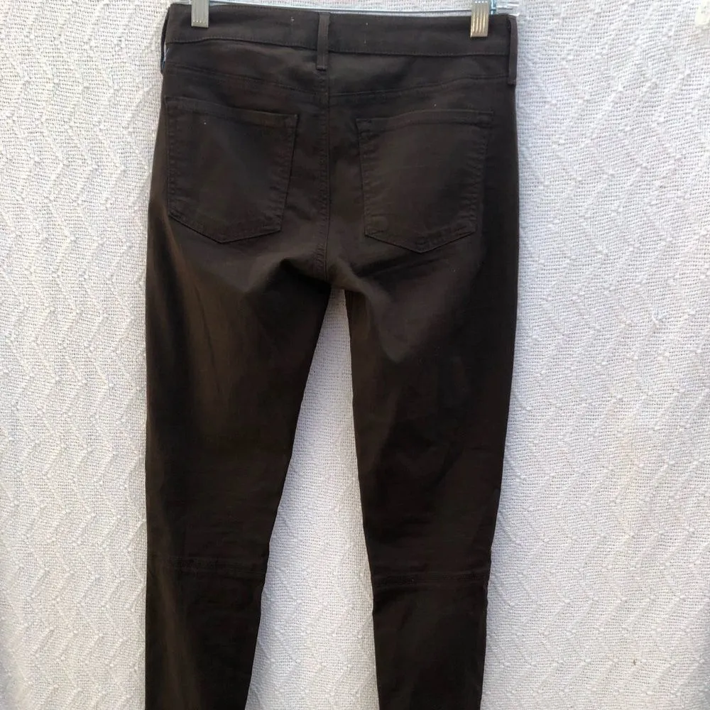Vince Zip Leg Skinny Pants Dark‎ Olive - Image 6