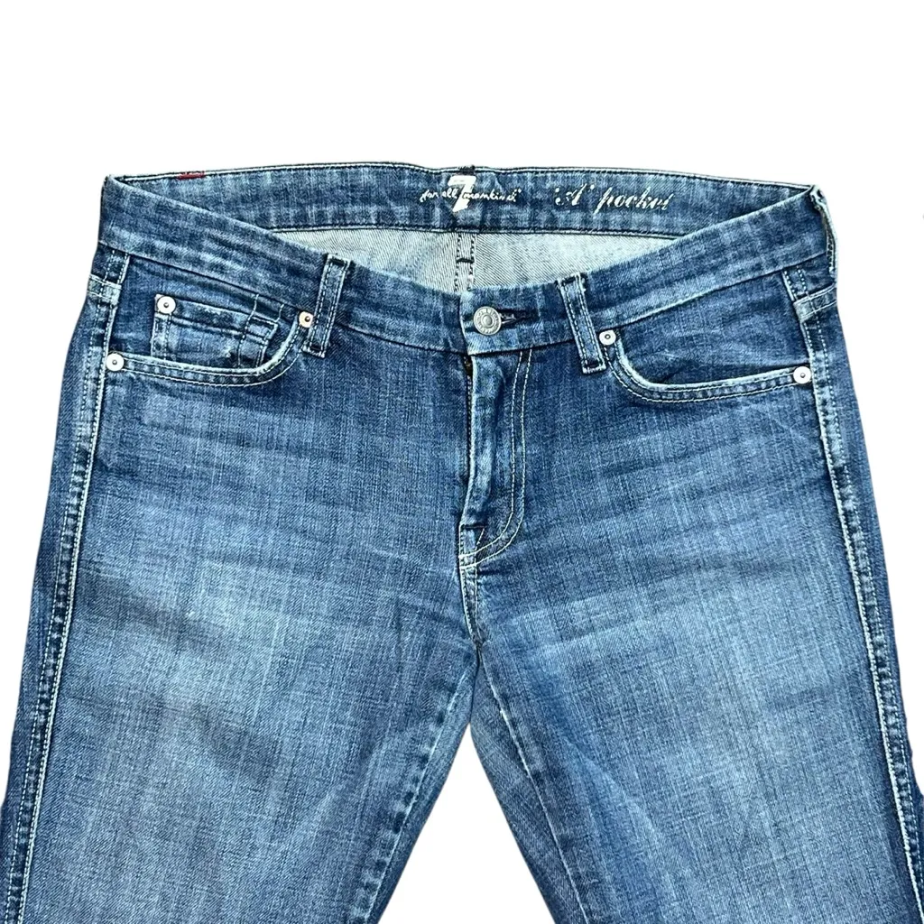 7 for All Mankind ‘A-Pocket’ low-rise Jeans Size 28 - Image 5
