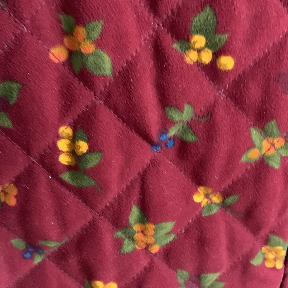 🚫SOLD🚫Vintage Lizsport Floral Quilted Vest Size L - Image 2