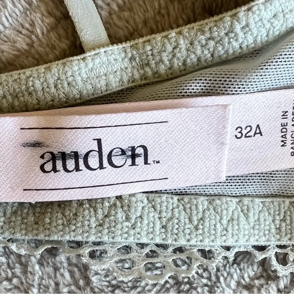 Auden The Daydream Floral & Lace Bra 32A Like New Green Size undefined - Image 5