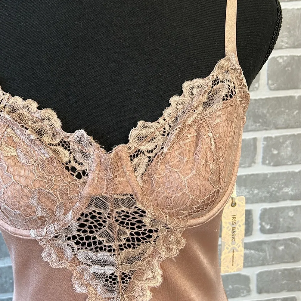 IRIS Basic • Lace • Bodysuit • Adjustable Straps • Womens Size Large - Image 2