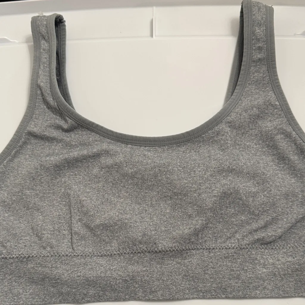 Kensie Heather Gray Sports Bra - Image 3