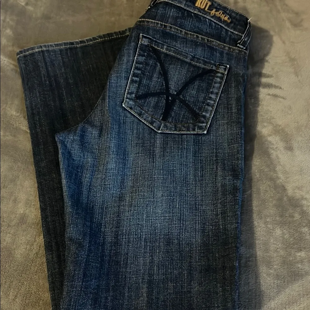 Kut from the Kloth Women's‎ Boot Cut Jeans - Dark Blue - Image 6