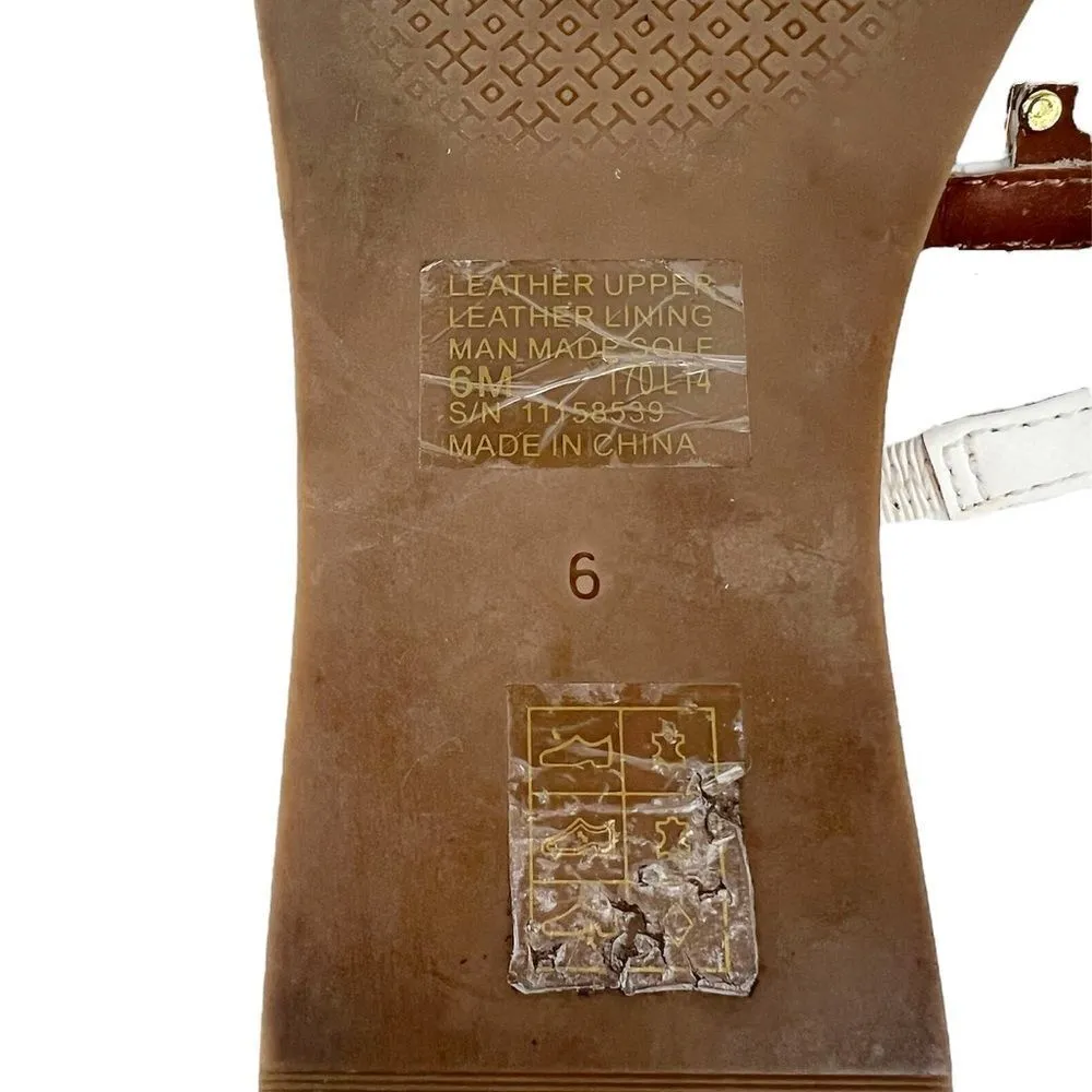 Tory Burch Gold T Logo Sandals 6 - Image 6