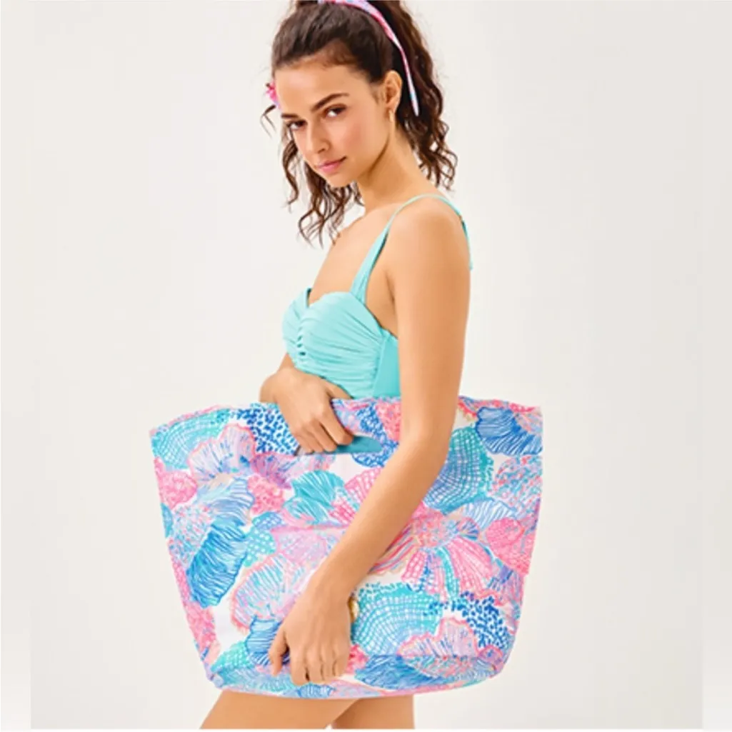 NWT Lilly Pulitzer Cooler Tote Bag In Multi Roar Of the Seas - Image 2