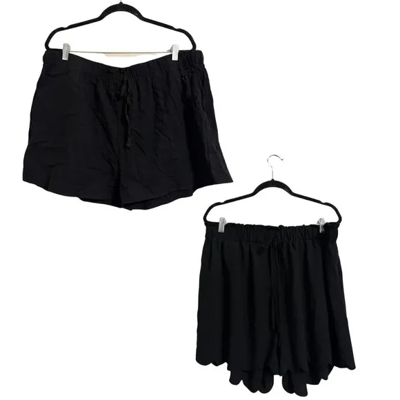 SHEIN Set of Black Shorts Size 3XL - Image 2