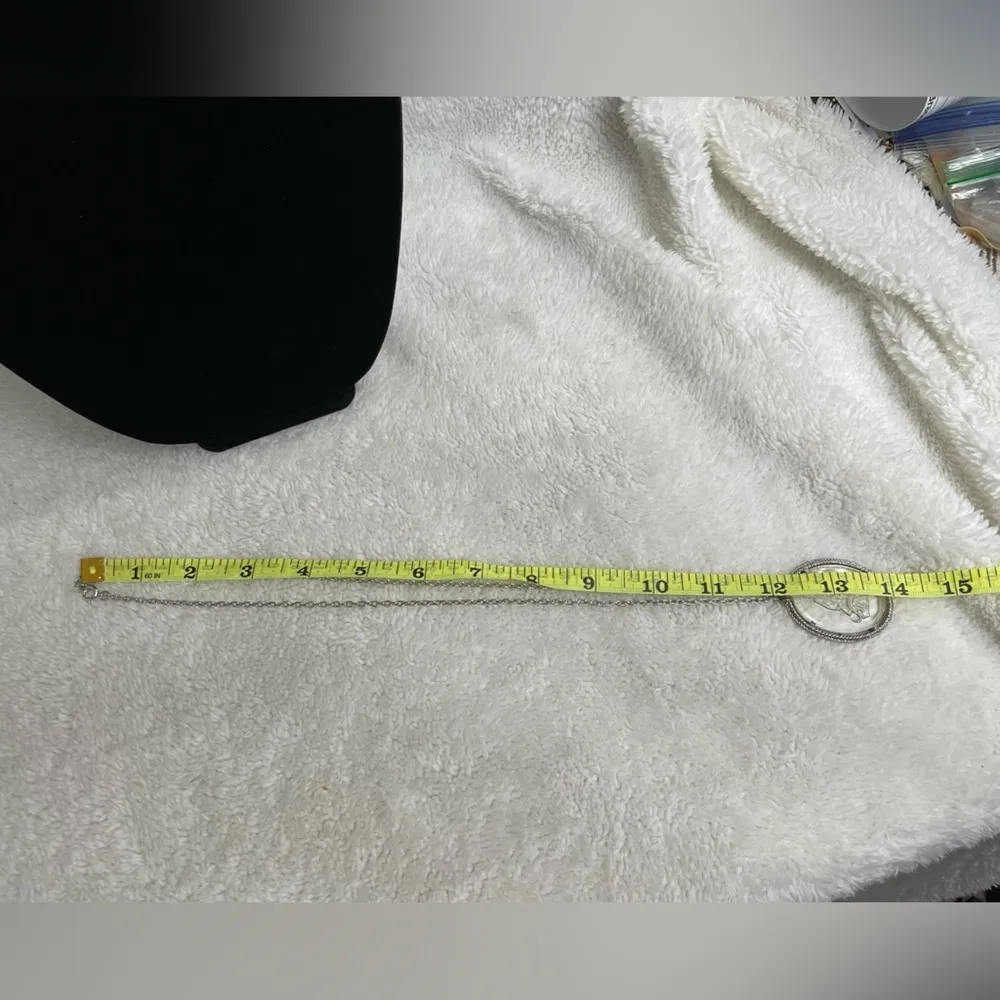 Avon 1973 Goddess Diana Revers reversed carved Intaglio pendant Silver - Image 4