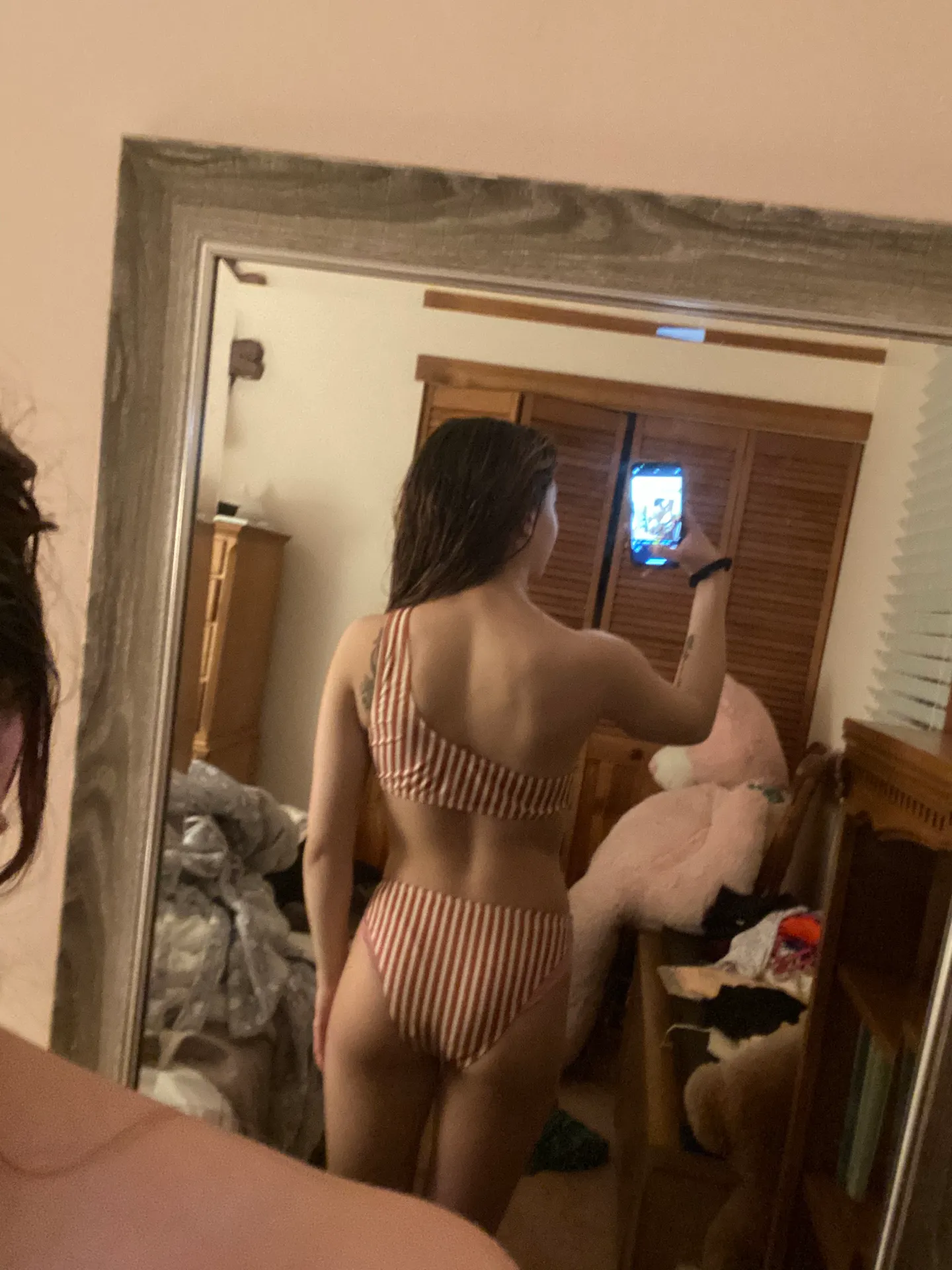 Super Cute One Piece Bathing Suit Orange Size XS - Image 3