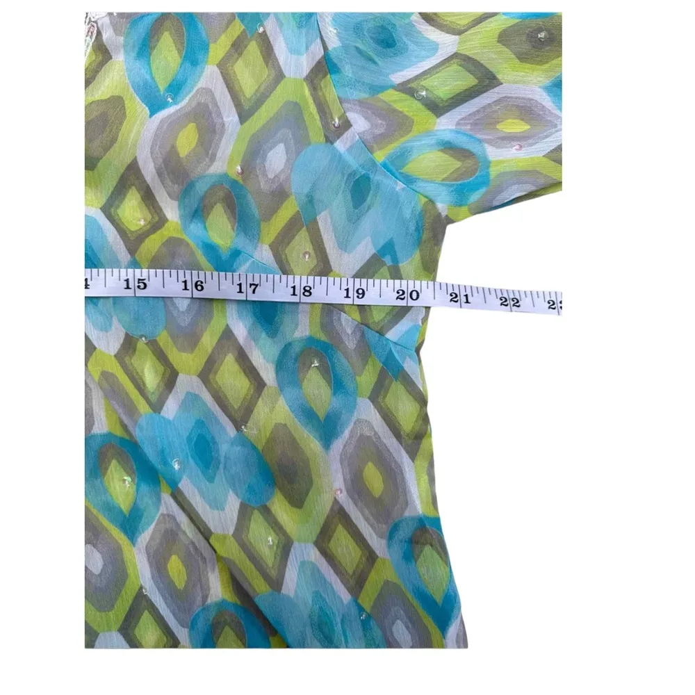 Letarte NWT Coconut Scoop Swim Tunic Coverup Size XL Green - Image 6